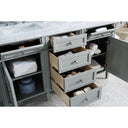 Urban Gray / Carrara White - 3 Faucet Holes