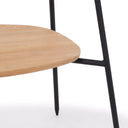 LH Home Colton Dining Chair Natural Wood Seat