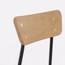 LH Home Colton Dining Chair Natural Wood Seat