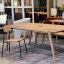LH Home Colton Dining Chair Natural Wood Seat