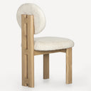 White Boucle / Natural