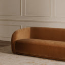 Tan Faux Mohair