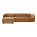 Tan Faux Mohair / Left