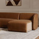 Tan Faux Mohair / Right