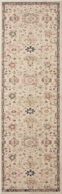 Ivory / Multi / 3'-7" x 5'-7"
