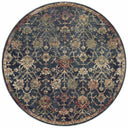 Navy / Multi / 3'-7" x 5'-7"