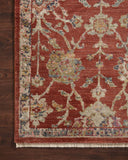 Red / Multi / 3'-7" x 5'-7"