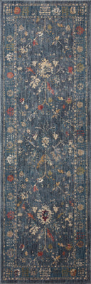 Denim / Multi / 7'-9" x 7'-9" Round