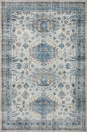 Ivory / Ocean / 2'-6" x 7'-6"