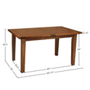 LH Home Irish Coast Regular Extension Dining Table (55"/71")