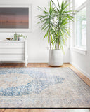 Blue / Tangerine / 2'-6" x 9'-6"