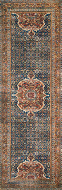 Cobalt Blue / Spice / 3'-6" x 5'-6"