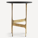 Charcoal / Antique Brass