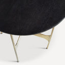 Charcoal / Antique Brass