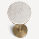 Antique Brass / White Marble