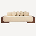 Brown / Off White Linen