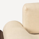 Brown / Off White Linen