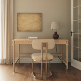 Cerused Oak / Antique Brass