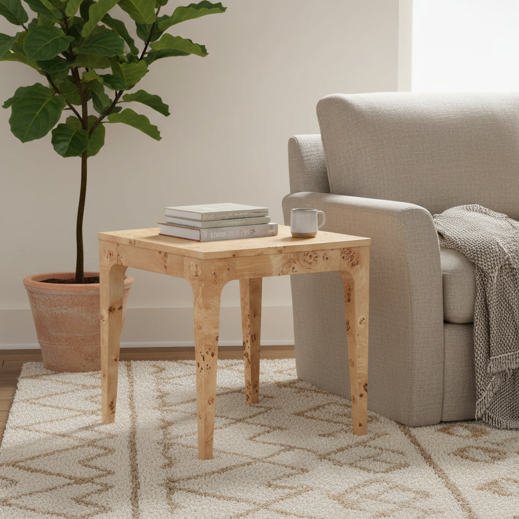 LH Home Mappa Side Table | Luxury Accent Side Table | Haum.com