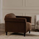 Dark Brown Faux Mohair