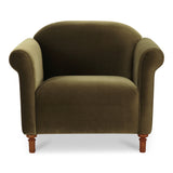 Dark Green Faux Mohair