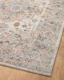 Ivory / Multi / 5'-3" x 5'-3" Round