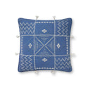 Blue / Ivory / 18" x 18" Cover w/Poly