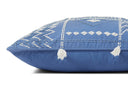 Blue / Ivory / 18" x 18" Cover w/Poly