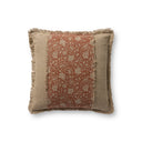 Orange / Natural / 18" x 18" Cover w/Poly