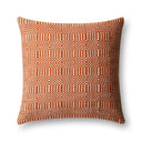 Orange / Ivory / 22" x 22" Cover w/Poly