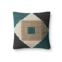 Teal / Multi / 18" x 18" Cover w/Poly