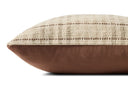 Ivory / Brown / 18" x 18" Cover w/Poly