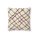Ivory / Black / 18" x 18" Cover w/Poly