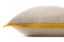 Natural / Mustard / 18" x 18" Cover w/Poly