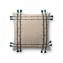Natural / Blue / 18" x 18" Cover w/Poly