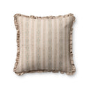 Ivory / Multi / 20" x 20" Cover w/Down