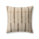 Ivory / Brown / 20" x 20" Cover w/Poly