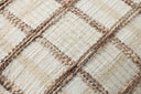 Ivory / Brown / 20" x 20" Cover w/Poly