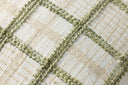 Ivory / Green / 18" x 18" Cover w/Poly