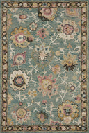 Teal / Multi / 9'-3" x 13'