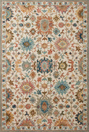 Ivory / Multi / 5'-0" x 5'-0" Round