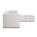 LH Home Premium Right Modular Sectional with Ottoman