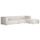 LH Home Premium Right Modular Sectional with Ottoman