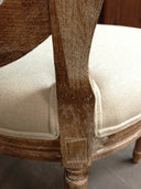 LH Home Napoleon Dining Chair with Cane Back