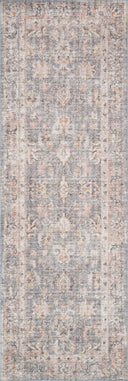 Grey / Apricot / 7' x 9' Oval