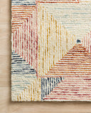 Ivory / Multi / 3'-6" x 5'-6"
