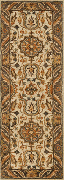 Ivory / Dk Taupe / 3'-6" x 5'-6"