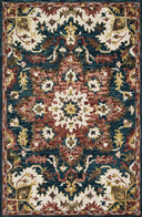 Teal / Raspberry / 9'-3" x 13'