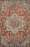 Red / Multi / 2'-3" x 3'-9"
