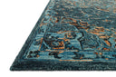 Teal / Multi / 3'-6" x 5'-6"